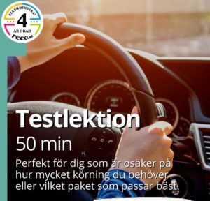 testlektion trafikskola Solna